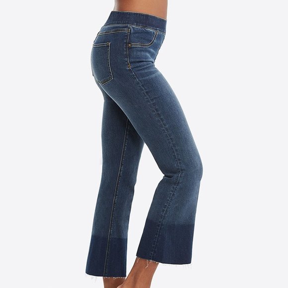 SPANX jeans cropped flare Sz S NEW - Picture 2 of 9